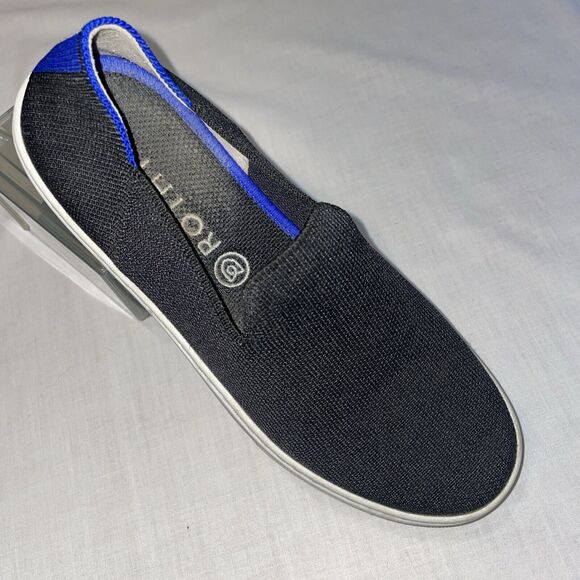 Rothy’s Women’s Casual Sneakers Size 6 M Black Fabric Going Out Party Comfort - Picture 1 of 12
